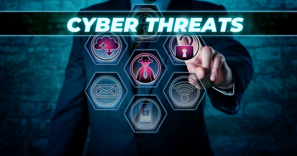 This image shows Cyber Threats 