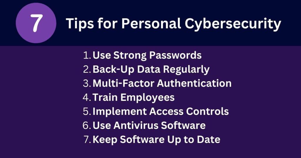 Tips for Personal Cybersecurity