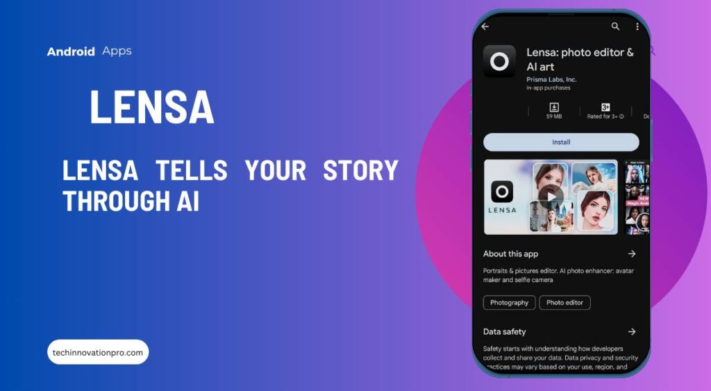 AI assistant apps- Lensa