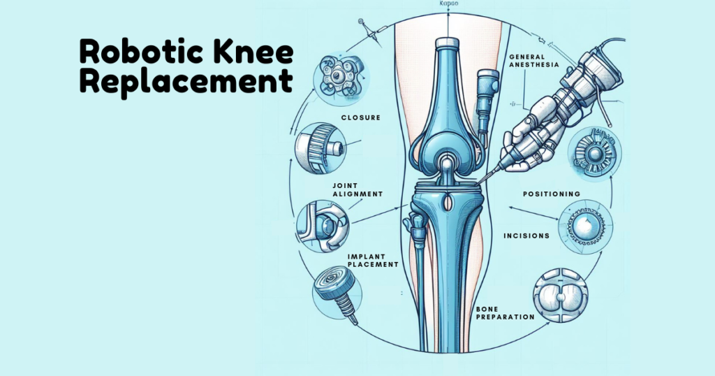 Robotic Knee Replacement steps