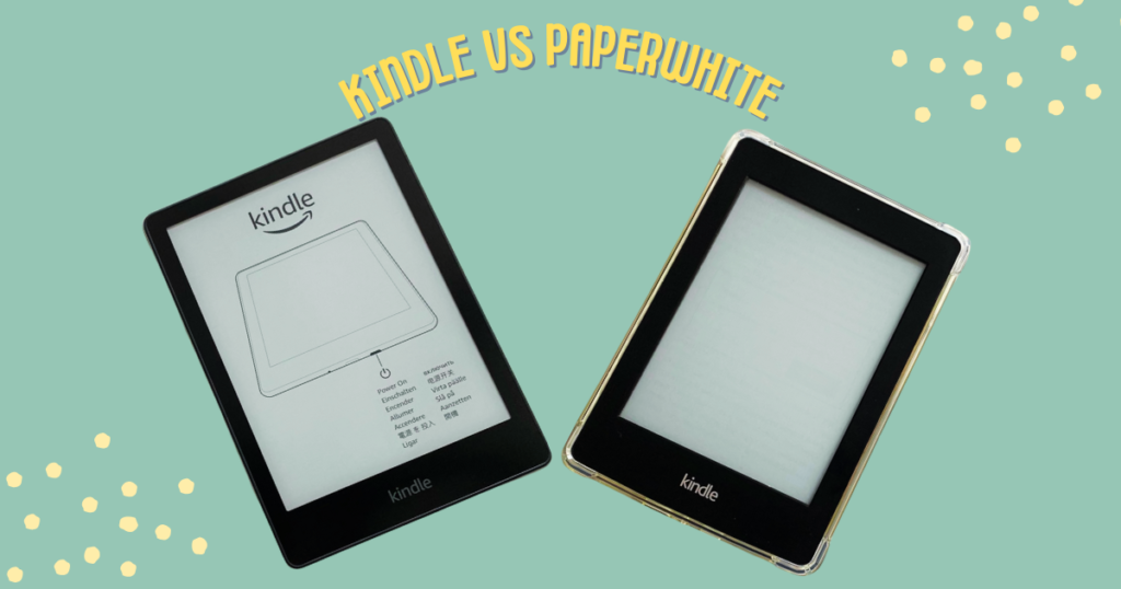 amazon kindle vs paperwhite