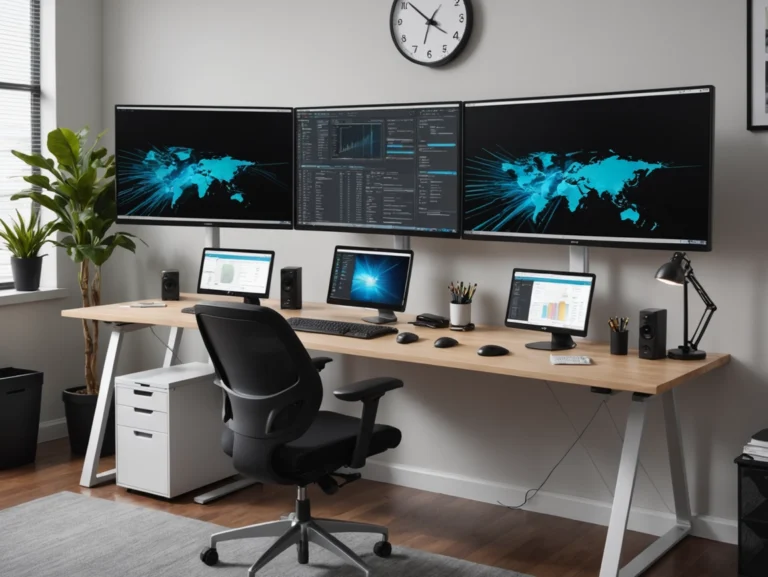 dual monitor setup